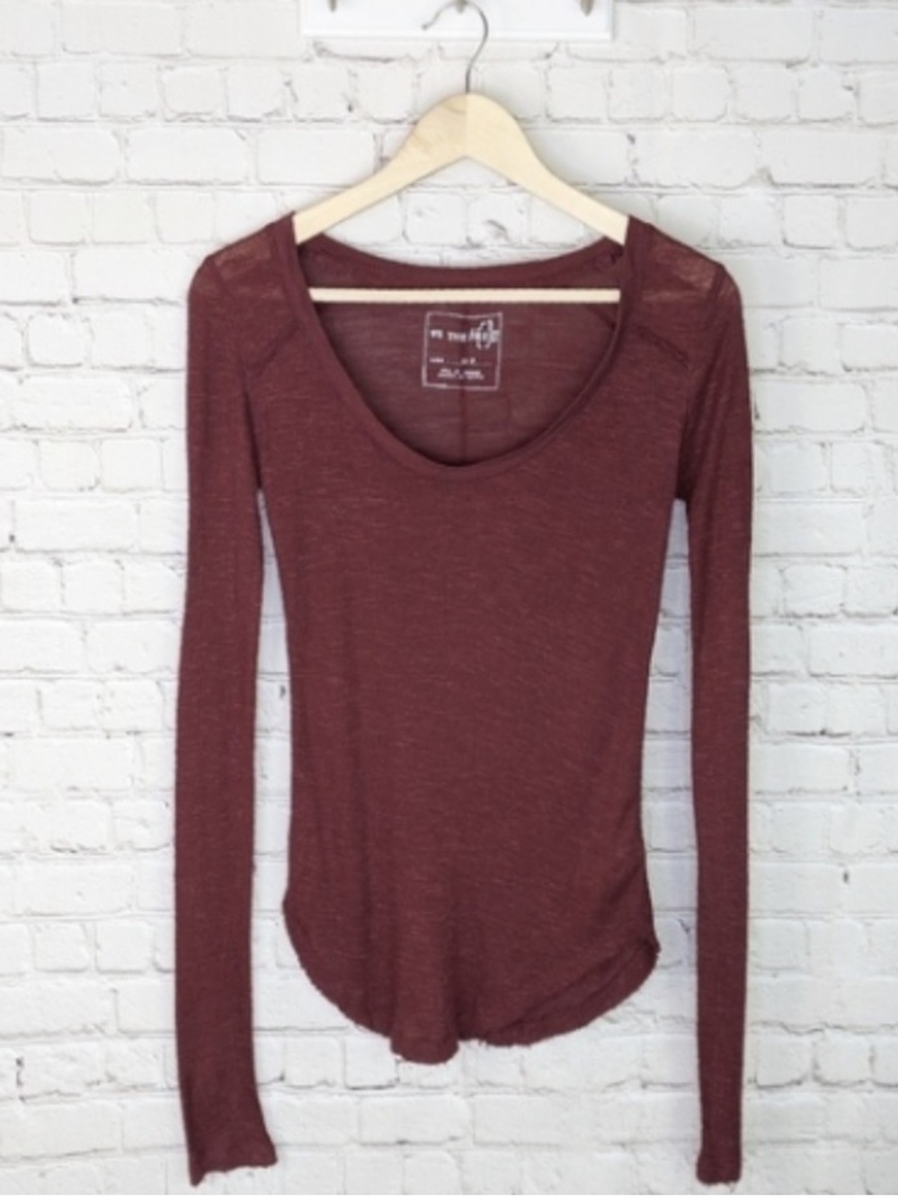 We the Free long sleeve thermal new with tags waffle knit lightweight medium